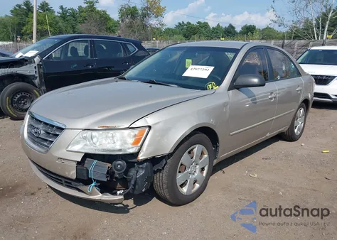 2010 Hyundai Sonata Gls z USA, uszkodzony, nr VIN 5NPET4AC4AH622036